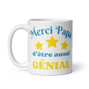 Home mug blanc brillant