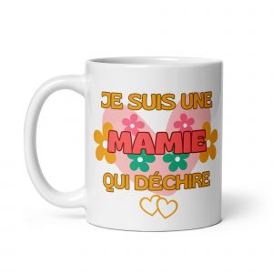 Home mug blanc brillant